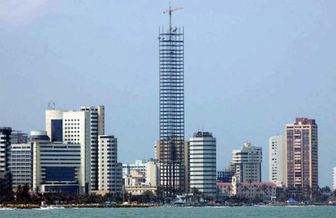 Torrede la Escollera en Bocagrande