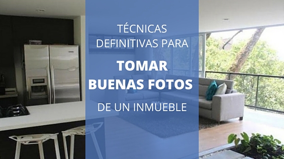 Tomar fotos para vender un inmueble