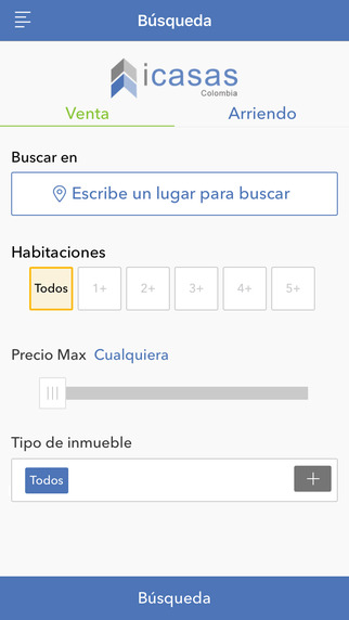 iCasas app para buscar hogar