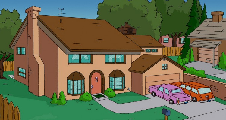 Conoce la casa de Los Simpson